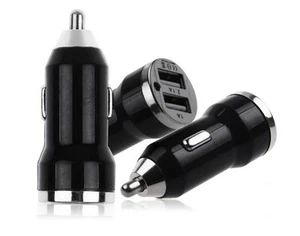 DUAL USB Car Charger Cigarette Lighter Socket Adapter for iPhone Samsung Sony UK - Picture 1 of 6