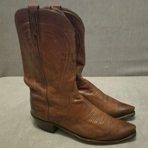 Stivali da cowboy Lucchese Bart N1596.54 da uomo taglia 9.5D made in USA *$645 VENDITA AL DETTAGLIO* - Foto 1 di 9