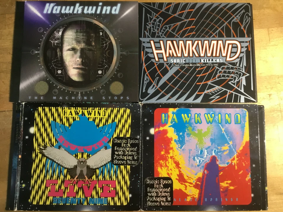 Hawkwind [4 CD Alben] The Machine Stops + Sonic Boom Killers + Live Seventy Nine - Bild 1 von 1