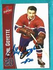 PHIL GOYETTE signed MOLSON EXPORT card MONTREAL CANADIENS