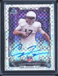 2015 Bowman Chrome Rookie AUTO Xfractor Cody Fajardo 6/10 - CFL Alouettes - Bild 1 von 2