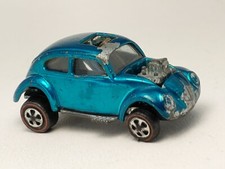 Hot Wheels Redline 1967 68 Custom Volkswagen VW Beetle Aqua w/ Gray Interior US