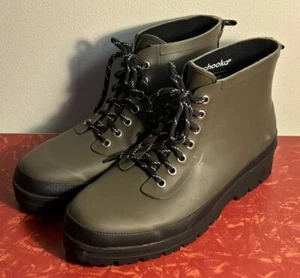 CHOOKA Women's Size 9 Hiking Waterproof Ankle Rain Boots Olive Color - Picture 1 of 6