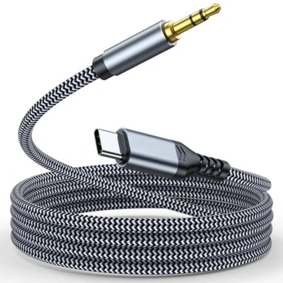 USB-C auf 3,5mm Adapter AUX Kabel Audiokabel Auto Audio Klinke Typ-C USB C Stere - Bild 1 von 4
