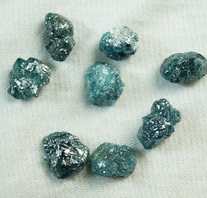 2,29 CT 3,6-4,5 MM NATURAL VERDE AZUL SIN CORTAR DIAMANTE EN BRUTO DIAMANTE J... - Imagen 1 de 3