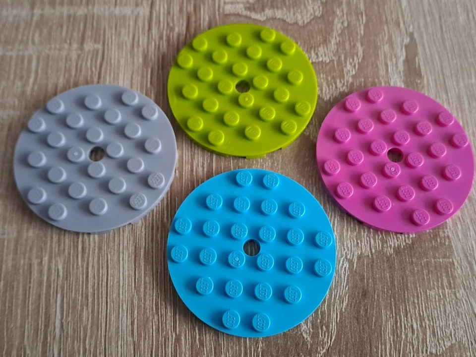 LEGO® 11213 Rund-Platte 6x6 mit Achs-Loch "FARBEN WÄHLBAR" City Classic Utensil - Bild 1 von 1