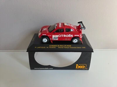 IXO 1/43 Citroen ZX Rallye Raid Lartigue/Perrin - Winner Dakar 1996 - RAC019 - Immagine 1 di 4