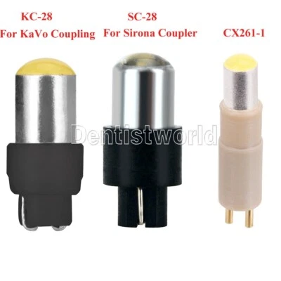 Bombilla LED dental lámpara iluminación ajuste pieza de mano acoplador rápido Foto 1 de 2