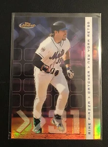 MIKE PIAZZA 2002 Topps Finest REFRACTOR #12 METS #d/499 - Picture 1 of 2