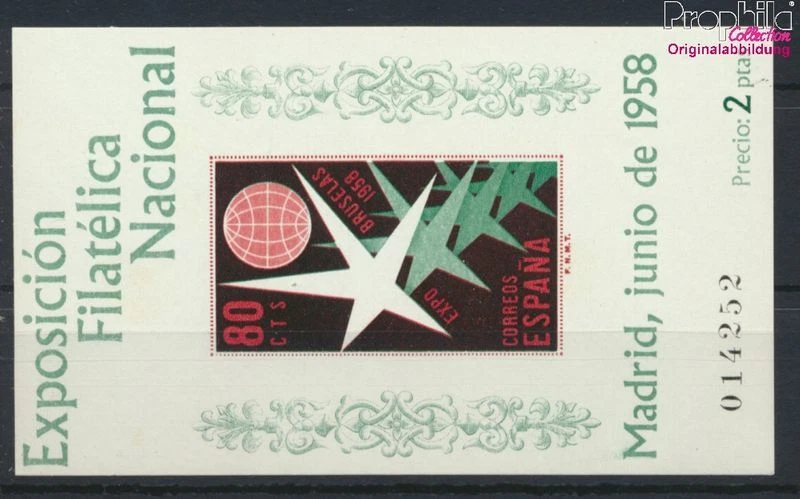 España Bloque 13 nuevo 1958 exp (9910067 - Imagen 1 de 1