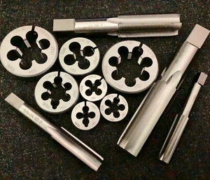 UNEF 12 1/4-32 5/16 3/8 7/16 1/2-28 5/8-24 3/4 7/8 1"-20 Taps & Dies HSS UNS - Bild 1 von 3