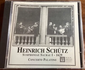 Schütz Symphoniae Sacrae I-Concerto Palatino-Musical Heritage Soc -New CD-$11.99 - Picture 1 of 2