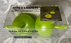 Ikea SOLVINDEN LED table decoration battery operated apple-shaped green 