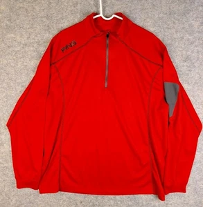 Ping Golf 1/4 Zip Langarm Performance Shirt Rot Herren XXL Golf STITCH FLAW - Bild 1 von 16