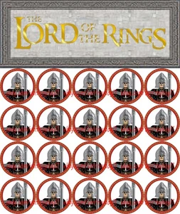 20PCS Lord Of The Rings Gondor Light Infantry Spear 4cm Plastic Figure DIY Toy - Picture 1 of 1