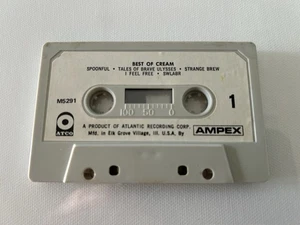 Cream 'Best Of Cream' cassette (1969 ATCO/Ampex snapcase) *TESTED* - Picture 1 of 6