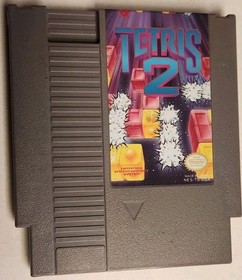 TETRIS 2 NES Nintendo Entertainment System 1993 Video Game Cartridge Authentic 