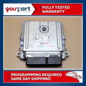 10-12 MERCEDES-BENZ E350 PCM ECU ECM DME ENGINE COMPUTER A6429007000 0281016587 - Picture 1 of 10