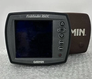 GARMIN 160c FISHFINDER Head Unit + Cover 160 C Color Replacement Sounder Sonar - Picture 1 of 13