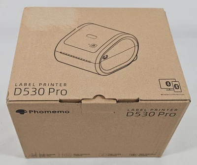 Etikettendrucker 4x6' Ethernet Thermo Bluetooth Versandetiketten Kleinunternehmen USB - Bild 1 von 4