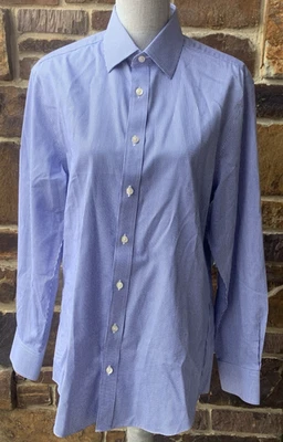 Camisa Oxford Charles Tyrwhitt Abotonada Sin Planchar Calce Ajustado Talla 15.5/34 NUEVA SIN ETIQUETAS Foto 1 de 4