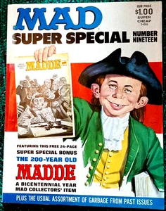 MAD SUPER SPECIAL #19 1976! FINE 6.0! TIGHT! 24-PAGE "MADDE" BONUS! $0.99 Start! - Picture 1 of 6