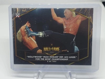 2021 Topps WWE Hall Of Fame Road Wild Hollywood Hogan Def. Lex Luger HOF-4 (a) - Image 1 of 2