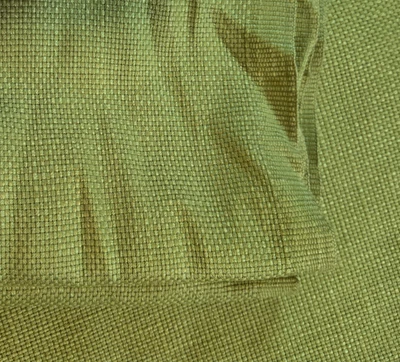 HEAVY LINEN COTTON FABRIC SOFA CHAIR UPHOLSTERY 60" x 12 yards Bright Green - Image 1 of 4