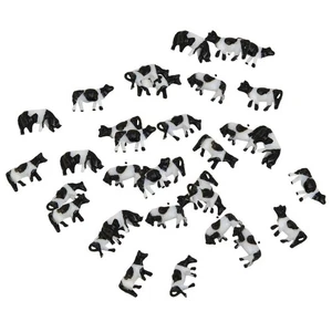 Cow Model*30 Toy Kits Outdoor Landscape Plastic Psychological Railway Small - Picture 1 of 22