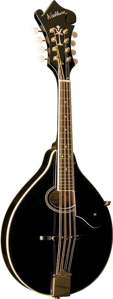 Washburn M1SD Americana Series A-Style Mandolin. Black - Image 1 of 1