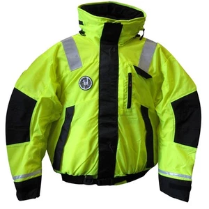First Watch 10169497 Hi-vis Flotation Bomber Jacket - Hi-vis Yellow/black - - Picture 1 of 1
