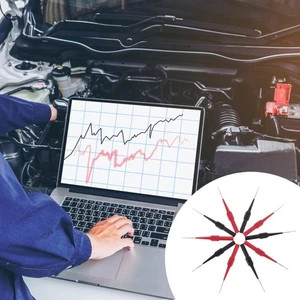 10pz Sonde Test Multimetro Alta Affidabilità Tester Elettrico Aghi - Foto 1 di 12