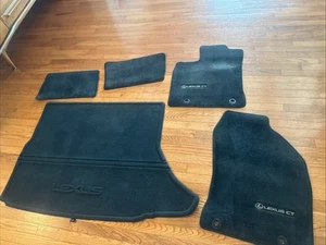Lexus CT200H (2011-2017) Genuine CARPET FLOOR MATS SET(Black) Set & Cargo - Picture 1 of 8