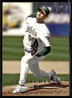 2008 Upper Deck - Justin Duchscherer #600 - Image 1 of 2