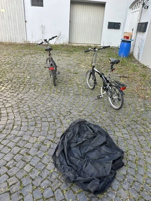 2x Curtis Klappfahrrad 20 Zoll, 7 Gang Shimano Schaltung mit Sattelfederung - Bild 1 von 4