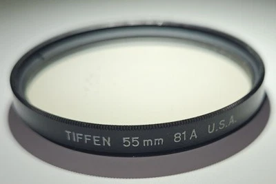 Tiffen 55mm 81 Light Balancing Glass Lens Filter USA (filter only) - Image 1 of 2