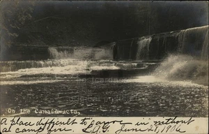 RPPC Beaver Meadow Cancel,NY On the Canasawacta, Falls, Chenango County New York - Picture 1 of 5