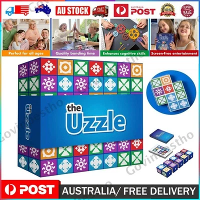 The Uzzle 3.0 Block Puzzle Family Board Game for Children Adults Party Fun Games - image 1 of 4