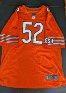 GSH Chicago Bears Orange Nike 52 Khalil Mack NFL On Field Jersey Men's XL - Picture 1 of 14