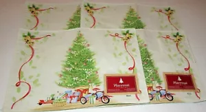 CHRISTMAS PLACEMAT'S 13" x 18" CHRISTMAS TREE W/ GIFTS Set of 4 - Picture 1 of 1