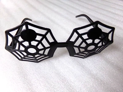 Kids Plastic Spider Web Costume Glasses PLAY Spiderweb Dress Up Halloween - Image 1 of 4