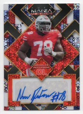 2022 Wild Card Mania American FB NICHOLAS PETIT-FRERE Disco RC Auto /8 SSP - Image 1 of 2
