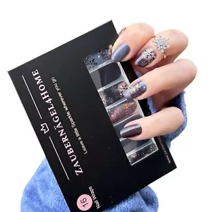 Lámina para uñas, lámina autoadhesiva para uñas, Nailwraps - Imagen 1 de 3