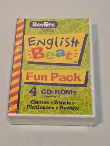 Berlitz Kids English Beat Fun Pack 4 Cds 2002 Games, Stories, Pictionary, Review