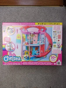 MATTEL Barbie Chelsea Playhouse with Slide and Pool BRAND NEW HCK77 - Picture 1 of 2