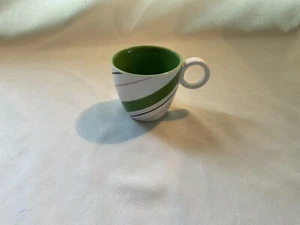 PINK AND GREEN SWIRLED STRIPE STARBUCKS 2007 ESPRESSO CUP 3 OUNCES - Picture 1 of 4