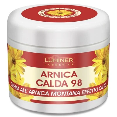 LUMINER COSMETICS Arnica Per Cavalli Uso Umano 200ml, 98 Effetto Caldo. Made in Italy