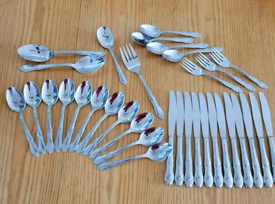 Oneida WMA Rogers Stainless USA Glossy Silverware Flatware CHOOSE YOUR PIECE - Image 1 of 3