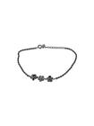Lara Christie Disney Hawaiian Jewelry Bracelet Plumeria Mickey/Silver/Ladies 12