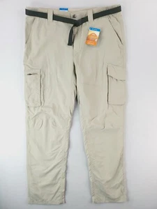 Pantalone Columbia Uomo 38x34 Khaki Gheppio Trail Cargo Utility Leggero Escursionismo - Foto 1 di 15